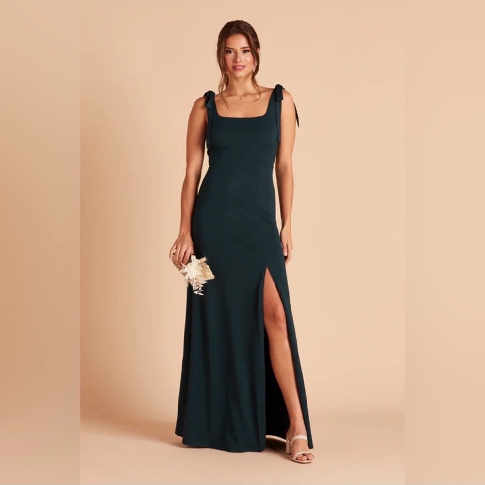 BIRDY GREY ALEX CONVERTIBLE DRESS CREPE EMERALD GREEN NEW NWT BRIDESMAID XS